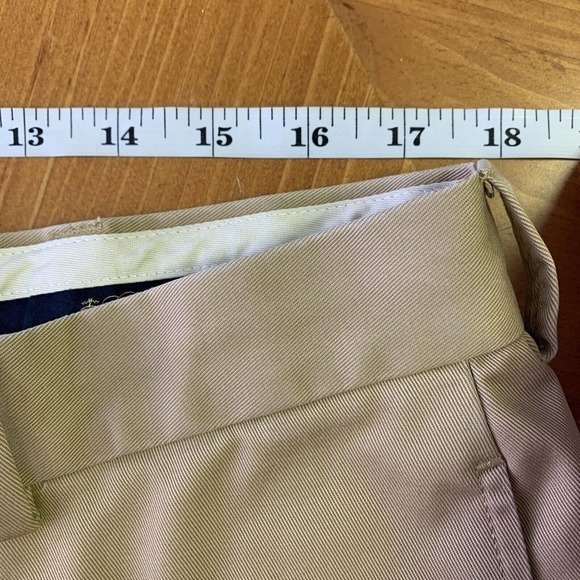 Brooks Brothers Advantage Chino Hudson Mens Dress Pants 36x30 Khaki Straight Leg - Picture 4 of 6